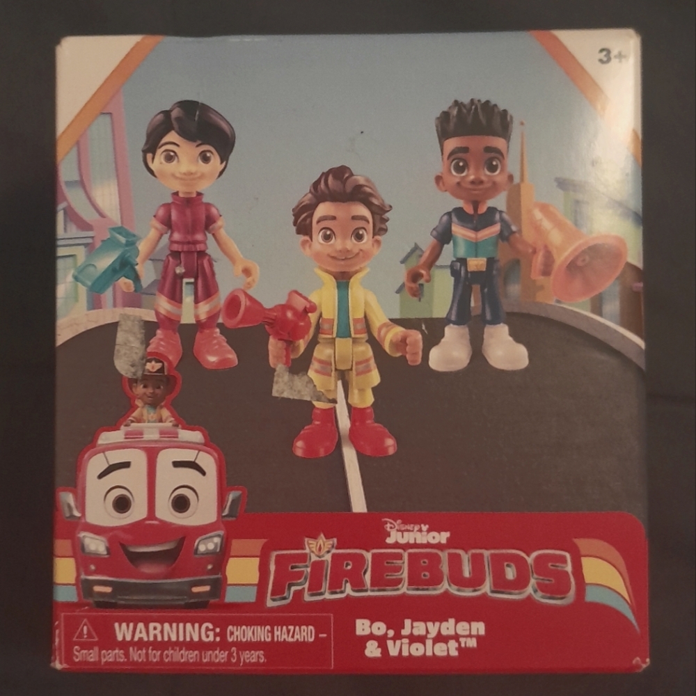 Disney Junior Firebuds Action Figures with Bo, Jayden, age 3 and up